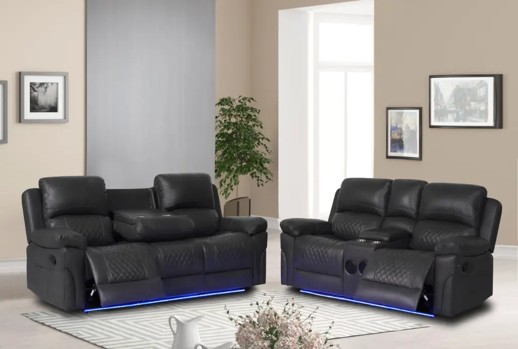 6001-GRAY RECLINER